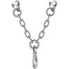 FIXE - Incontro di Tipo V con moschettone Draco per Arrampicata Interna, piastrine M10/M12 e Catena Ecotri, Chiusura Keylock, Resistenza 25 KN
