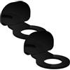 Homoyoyo 2 Pezzi Supporto per Palline in Acrilico Nero da Parete per Casa | Pratica Individuale, Montaggio Semplice, Struttura Robusta, Design Regolabile, Adatto a Sfere Piccole e Tennis
