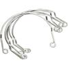 PETSOLA 6 Pezzi Supporto da Rete da Biliardo, style to 1 | Resistente Ruggine, Semplice, Gancio da rete da Biliardo