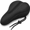 Derkiua Copri sellino per bicicletta, extra morbido, in memory foam, per uomini e donne, impermeabile e traspirante, misura universale per mountain bike, strada, esercizi e bici da spin