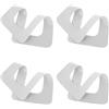 UKCOCO 4 Pezzi Patch in PVC per Scatola Pinna SUP e Tavola Surf | Adattatore Staccabile, per Sup e Tavola Surf, Migliora Manovrabilità, Adatto a Fiume e Oceano