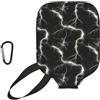 Generic Copri Paddle pickleball Racchetta White Light-Ning pickleball Paddle Cover | Universale Impermeabile pickleball Covers Per L'uso Esterno sport Fits Most Rackets