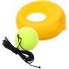 BESTOYARD Attrezzo di Allenamento Tennis per Principianti, Base Arancia Portatile | Sessioni di Pratica e Allenamento, Migliora Coordinazione e Flessibilità, in Plastico Resistente