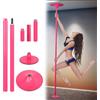 Generic Bastone da ballo con supporto permanente a soffitto, palo spogliarellista fitness commerciale, kit portatile in acciaio per palestra/studio