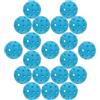FRCOLOR 20 Pezzi Palline da Pickleball da Allenamento 40 Fori 74mm Blu | Pe, Design Cavo a Flusso D'aria, Controllo Stabile e Colpi Silenziosi, per Principianti, Indoor