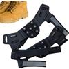 Generic Tacchetti da neve a 7 punte, antiscivolo, regolabili | Scarpa Ice Grips con strisce riflettenti per lavoro all'aperto escursionismo pesca camminata arrampicata alpinismo mattina