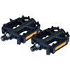 VDP - Coppia di pedali da trekking per mountain bike, colore nero