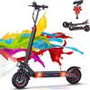OOTD J11 MAX Monopattino Elettrico Adulto, 11 Monopattino Elettrico Fuoristrada, Batteria da 48V 18 Ah Autonomia di 43-55KM, Scooter Elettrico Pieghevole Con APP, Doppia Sospensione E Doppi Freni