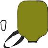 Generic Custodia Per Racchetta Da pickleball Olive pickleball Paddle Cover | Impermeabile con cerniera pickleball Racket Case Per uomini e donne Fits Most Rackets L'uso Esterno