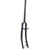 Zpengtai Forcella MTB Forcella Rigida for Bici da Strada in Acciaio 700C 1 Pollice 25,4 mm Freno a V a Disco Senza Filettatura Forcelle for Bicicletta cromate Classiche