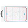 Homoyoyo Lavagna Tattica Hockey Bianca Cancellabile, Portatile, | PVC Bianco, Superficie Regolabile e Cancellabile, per Allenamento su Campo e Palestra, Accessorio Sportivo