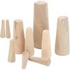 Tbest Tappi in Legno Morbido per Barca, Conici Multi-Pack | Alta qualità, vestibilità impermeabile durevole, varie dimensioni, facile da installare, adatto per yacht