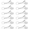 AOWINHIT Set Mini Portachiavi Sportivi, Racchetta da Badminton in Lega | Lega resistente, portachiavi leggero e portatile, uso decorativo, perfetto per gli amanti dello sport