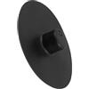 DEARMAMY Base Rotonda per Kayak Giunto e Supporto PVC Nero | Installazione Facile, Rotazione Flessibile, Accessorio Montaggio a Vite, per Tavola a Vento e Attrezzatura Marina