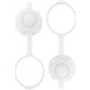 PACKOVE 2 Pezzi Coperchio Valvole PP Bianco per Gommone e Tavola Surf | Chiusura di Ricambio in Pp, Tenuta Forte e Anti-perdita, Accessorio Versatile per Gonfiabili