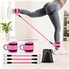 Generic Fascia per allenamento portatile, impermeabile, multifunzione, ad alta elasticità, in lattice, antiscivolo, rimovibile, per allenamento fitness e palestra