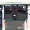 Plumbpyr Borsa portaoggetti nera e blu in tessuto Oxford, 98 x 47 cm, accessorio leggero per tenda per campeggio, outdoor, trekking, con robusta cerniera e design resistente alle intemperie, per