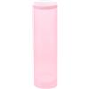 Artibetter Tubo Porta Volani Trasparente con Coperchio, Contenitore Rosa in Plastica | Protezione da Polvere e Umidità, Capienza Ampia, Uso Indoor e Viaggio, per Palline da Tennis