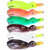 BESTOMZ Esca Morbida Anatra Finta Verde, Design Morbido e Resistente | Metallo e Plastica, Effetto Attirapesci, per Pesca All'aperto, Accessorio Leggero da Usare in Acqua