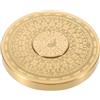 minkissy Bussola Miniatura Rotante in Ottone, Stile Vintage, 2,3 Pollici | Oggetto da Casa e Ufficio, Estetica Tradizionale Feng Shui, Finitura Ottone Anticato, Colore Oro