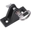 GALPADA Attacco Tenda Barca in Acciaio Inox 2 Viti per Kayak | Finitura Lucida Effetto Specchio, Installazione Semplice, Accessorio Pratico per Dinghy da Pesca e Nero