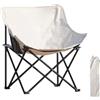 Genikeer Sedia Moon Portatile, Sedia Moon da Campeggio Portatile da Polso | Pieghevole da campeggio Barbecue portatile Party Backpacking Beach Prato Escursionismo