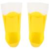 ULTECHNOVO 2 Pezzi Pinne da Immersione Corte in Silicone Gialle | Piscina e Mare, Flessibili e Facili da Trasportare, Lunga Durata, Accessorio per Snorkeling