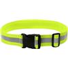 NESTINGHO Cintura Riflettente Regolabile Elastico Giallo ad Alta visibilità per Running Notturno e Passeggiate Sicurezza e Comfort