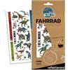 Farbviereck T-Rex World - Adesivo a forma di dinosauro, per bicicletta, scooter, idea regalo per bicicletta e bambini | R0016
