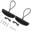 GLEAVI 14 Pezzi Set di Maniglie per Kayak, Kit da Nylon e Plastica | Canoa e Skiff, Montaggio Anteriore o Posteriore, Impugnatura Sagomata, Acciaio Inox Nero