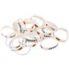DIYEAH 20 Pezzi Braccialetto Sportivo in Silicone da Calcio Stampa | Bracciale Calcio per Appassionati, Accessorio per Eventi Sportivi, Uso Quotidiano, Facile Pulizia e Cura Semplice