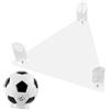 Generic Supporto per pallacanestro, espositore per palloni sportivi in acrilico, pratico espositore per palline da calcio, per varie palline