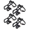 TOPPERFUN 2 Paia Pedali per Bici con Clip e Cinghie, Controllo Semplice, Nero | Bici e Cyclette Indoor, Installazione Facile, Plastico e Nailon, Incluse, Accessori Ciclismo