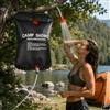 Generic 1 borsa da doccia portatile da campeggio, pieghevole, riscaldata a energia solare, 10 l/20 l, include tubo e valvola per campeggio, escursionismo, viaggi in camper