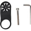 Yhenlovtt Supporto per computer da bici per Garmin per Bryton Stem Cap Black Bike | Adatto per Garmin per Bryton, design del tappo superiore, blocco sicuro, finitura nera, essenziale per ciclismo su strada