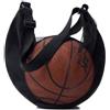 Generic Borsa portatile a rete per pallacanestro, pallavolo, calcio, pallacanestro | Borsa da basket in rete regolabile a spalla singola portatile per allenamento all'aperto zaino a tracolla