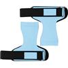Generic Cinghie da polso per sollevamento pesi, impugnature per sollevamento pesi con spessa imbottitura in neoprene, ganci di supporto regolabili per sollevamento pesi, sollevamento pesi, sollevamenti di
