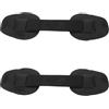 DEARMAMY 2 Pezzi Maniglia per Kayak in PVC, Maniglia Laterale per Trasporto e Impugnatura per Paddleboard SUP, Nera, per Canoe e Sport Acquatici