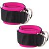 SHINEOFI Cavigliera per Allenamento Gambe con Doppio, Nylon, Accessorio Fitness Multifunzione, Donna, per Allenamento Gambe e Workout in Palestra, con Borsa