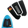 Generic 3 pezzi EVA Surfboard Trazione Pad,Ultra Soft Durezza EVA Tail Pad | Impugnatura antiscivolo con forte adesivo, pad da surf, pad da surf e tavola da surf, per tavole da surf