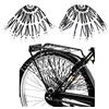 CSM Retina/Paraveste Elastica per Bicicletta (Coppia) - Scegli Il Colore (Nero)