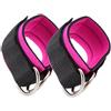 TOYANDONA Cavigliere Ankle Straps in Nailon, Fascia per Allenamento Gambe con Cavi, Fitness Ankle Ring, Donna, per Leg Training e Gym Workouts, con Borsa