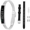 Vvikizy Fitness Tracker Bluetooth 5.3, Braccialetto Intelligente con | Peso Leggero 16,5 G, Sottile 5,6 Mm, Resistente Al Nuoto per le Immersioni, Contapassi con App, Acciaio Inossidabile