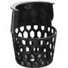 Healeved Cestino da Biliardo in Plastica Nero Billiard Basket per Palline da Biliardo e Impedisce la Caduta delle Palle per Installazione