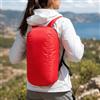 Generic Zaino pieghevole da 10 l, leggero, pieghevole, impermeabile, per escursionismo, viaggi, campeggio, ciclismo e uso quotidiano (rosso)