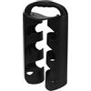 MAGICLULU Supporto per Manubri in Plastica PP Nero, Piccolo e Girevole | Palestra Domestica e Centri Fitness, Stoccaggio Multifunzione, Adatto a Manubri, Design Semplice