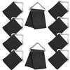 Toyvian 10 Set Anelli Triangolari Sostituibili per Trampolino, Metallo | Ricambi per Rete Elastica e Telo, Struttura Robusta, Neri, per Attività All'aperto