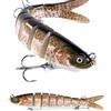 Generic 1pc Segmentato Multi-Joint Hard Swimbait Bionic Lure per Bass Snakehead Culter Fresh Salata Attrezzatura da pesca