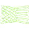 HOMSFOU Rete da Basket Sostitutiva Fluorescente in Nylon, 12 Ganci | Uso Esterno per Canestro, Ricambio per Scuole e Impianti Sportivi, Verde Chiaro, Facile Installazione