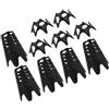 EXCEART 10 Pezzi Tee da Golf Professionali Leggeri in Polipropilene Nero | Accessori per Allenamento Golf, Uso All'aperto, Struttura Portatile, Resistenza Ridotta, Resta Eretto